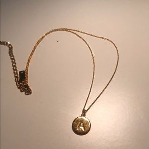 Kate spade “A” initial necklace